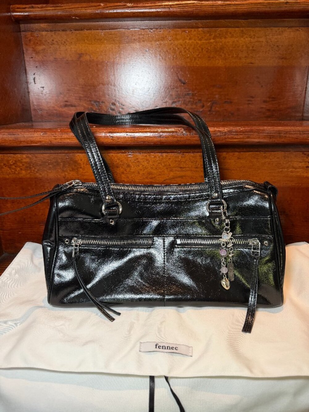Fennec Ready Duffle Black Shoulder Bag